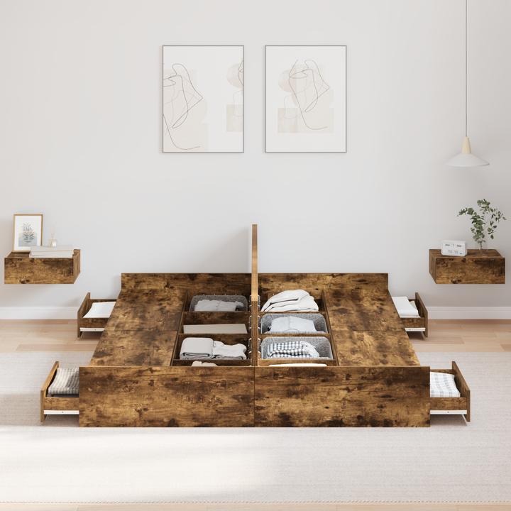 Actual product image vidaXL Moderner Bettrahmen (140 x 200 cm)