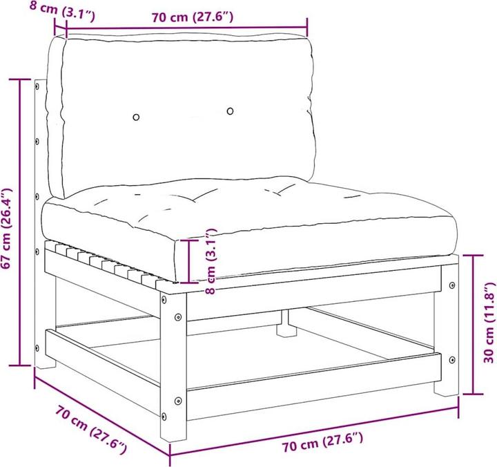 Produktbild vidaXL Everleigh