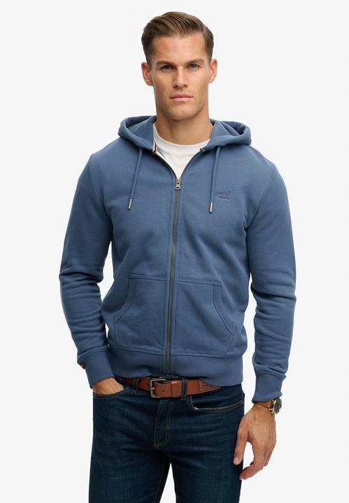 Produktbild Superdry Essentielles Logo Halbgebrüsteter Reissverschluss-Pullover (XL)