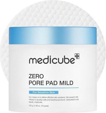 Medicube Zero Pore Pad Mild - 70 Pieces (Cleansing scrub)
