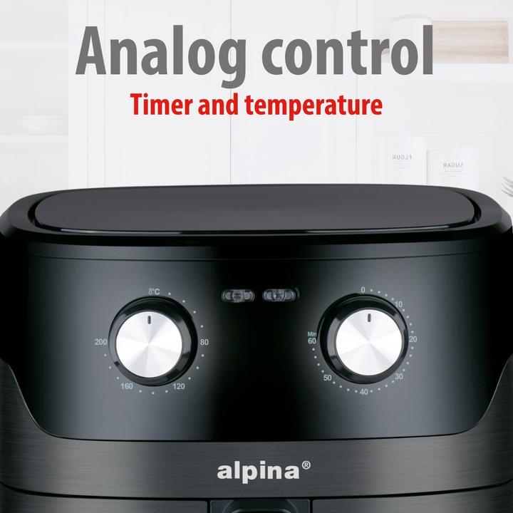 Produktbild alpina Heissluftfritteuse 6L 1600W