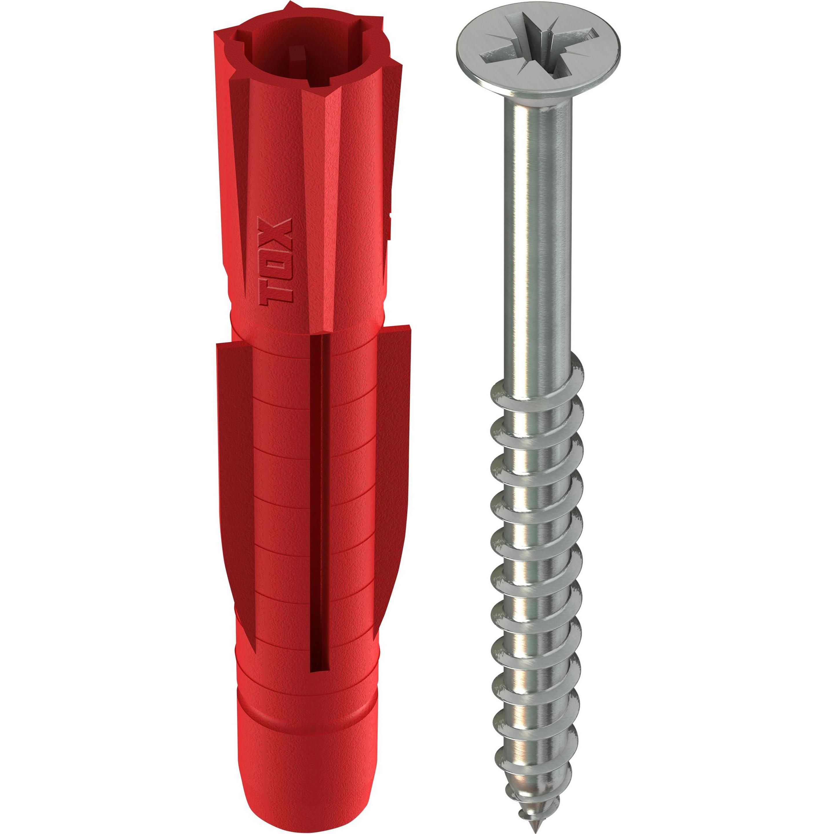 Tox, Dübel, Allzweckdübel Tri 8x51 mm mit Schraube (2 Stk.) (2 Stk.)