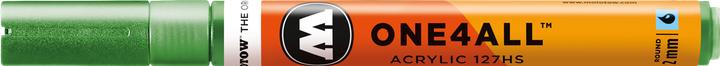 Actual product image Molotow Permanent marker One4All 127 HS refillable 2mm metallic light green (metallic light green, 2 mm, 1 x)