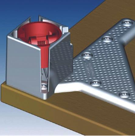 Image du produit Camar Pieds de tables 705mm acier noir