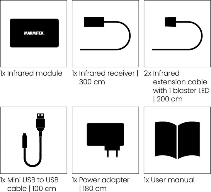 Image du produit Marmitek Contrôle invisible 6 Xtra (Télécommande)