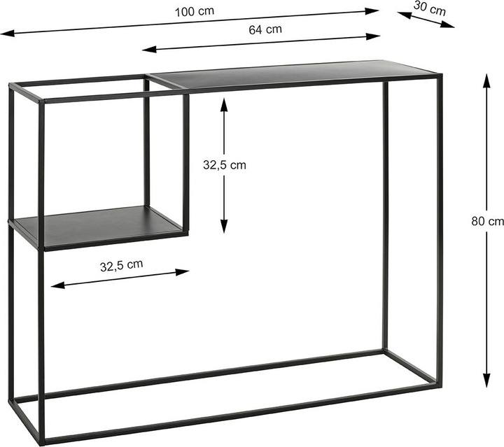 Actual product image HAKU Möbel Console (100 x 30 x 80 cm)