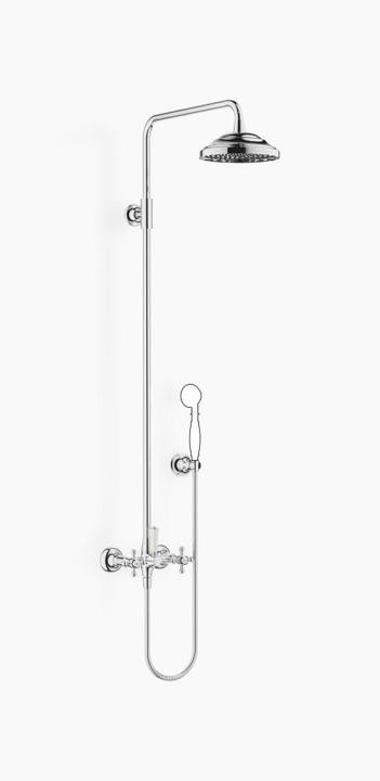 Actual product image Dornbracht Madison showerpipe with shower mixer, without hand shower, 420 mm projection, fixed showe