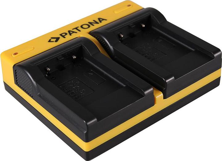 Actual product image Patona Dual charger for Kodak Olympus Li-40B Klic 7006 Olympus Li-40B Olympus Li-40B incl. Micro-US (Camera battery charger)