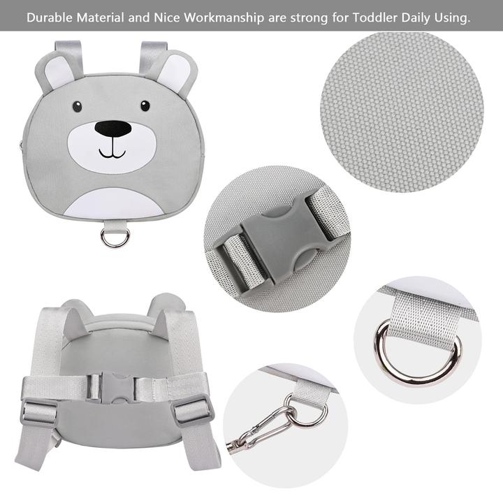 Produktbild Only-Bags.Store Tier-Kleinkind-Rucksack mit Sicherheitsleinen, Mini-Tasche mit Sicherheitsleine für Kinder