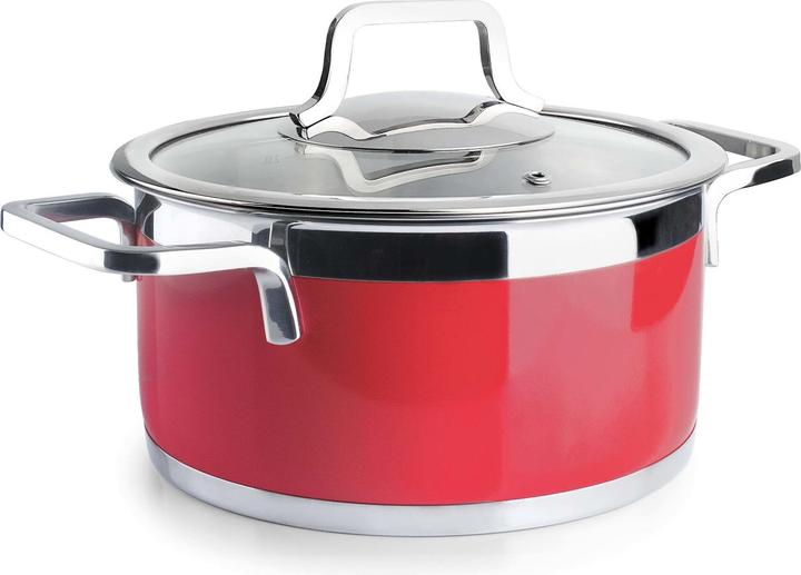 Actual product image Lacor Buffet casserole with lid (Pot, Stainless steel, 24 x 18.90 cm)