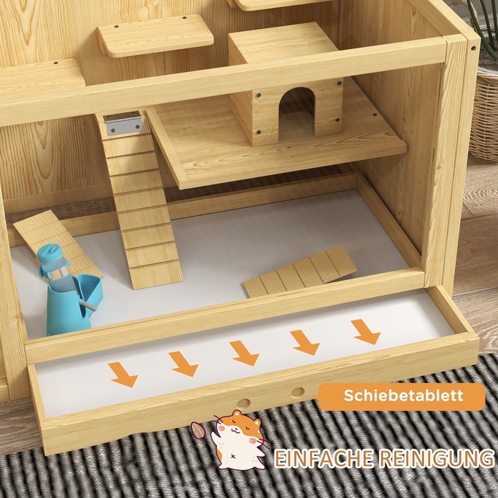 Produktbild PawHut Hamsterkäfig