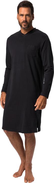 Immagine prodotto JP1880 Camicie da notte in confezione doppia con design in tinta unita e maniche lunghe, fino alla tg. 8XL (L)