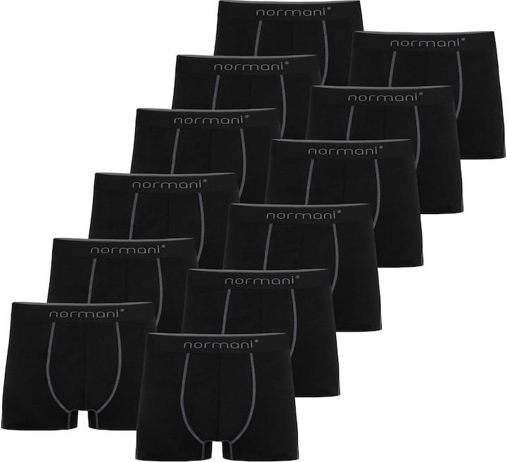 Image du produit Normani 12 x Herren Baumwoll-Boxershorts (3XL, paquet de 12)
