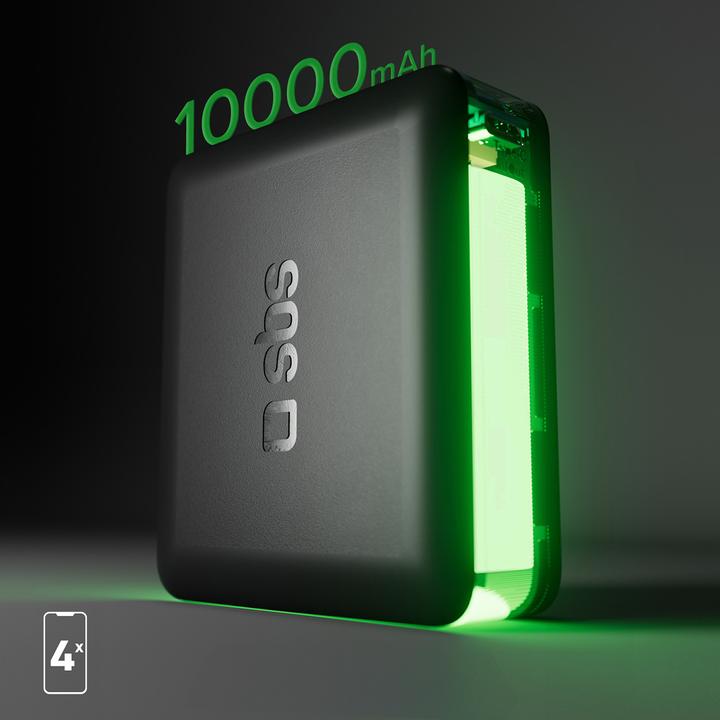 Produktbild SBS Powerbank 10.000mAh PD 20W high density (10000 mAh, 20 W, 38.50 Wh)