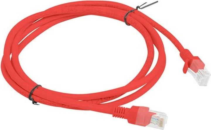 Actual product image Lanberg Patchcord Cat.5e Utp 1.5m Czerwony Fluke Passed 10-Pack (CAT5e, 1.50 m)