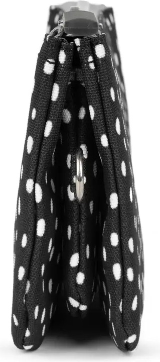 Immagine prodotto Roka London Carnaby Drizzle Ash Black Zip Pull con W/Strap Medium Tela riciclata