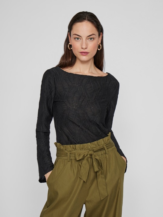 Immagine prodotto Vila Top con scollo a barca e maniche lunghe (XL)