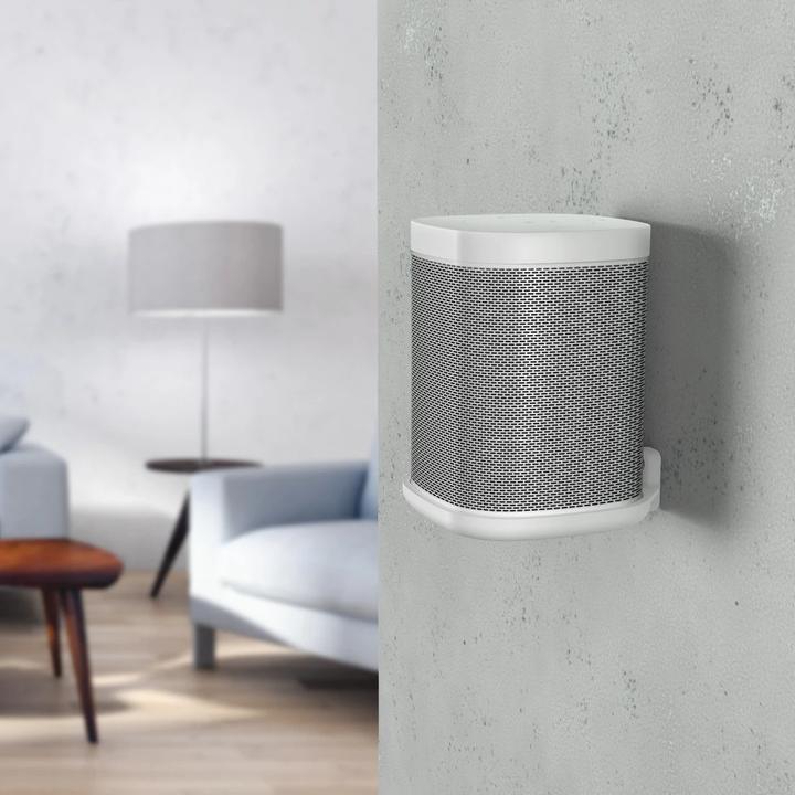 Produktbild Hama Lautsprecher-Wandhalterung für Sonos One/One SL, Weiss (1 Stk., Wandmontage, Nicht beweglich)