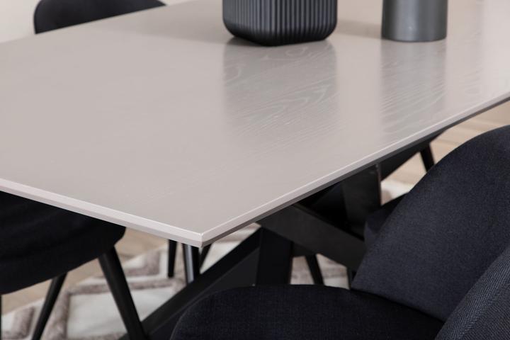 Actual product image Ebuy24 Piazza 22 dining set (7-piece) (MDF, Steel, Wood)