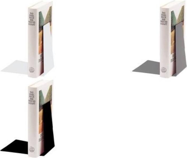Actual product image Leitz Metal bookends (12.5 x 14.5 x 14 cm)