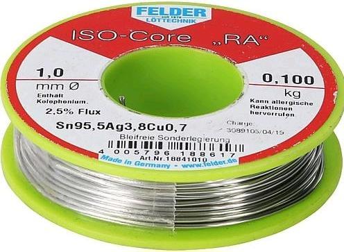 Actual product image Donau Solder Lead Free Ag3,8 Coil 100 g (Solder)