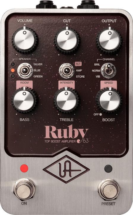 Actual product image Audio UAFX Ruby '63 Top Boost Amplifier - Guitar Effect (Guitar)