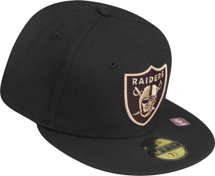 Produktbild New Era 59Fifty Cap Las Vegas Raiders schwarz khaki - 7 1/4 (7 1/4)