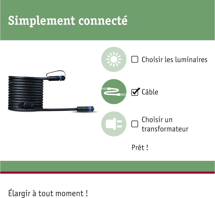 Actual product image Paulmann Plug & Shine cable
