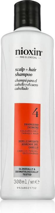 Actual product image Nioxin System 4 Shampoo Cleanser For Fine Color Thinning Hair (Liquid shampoo, 300 ml)