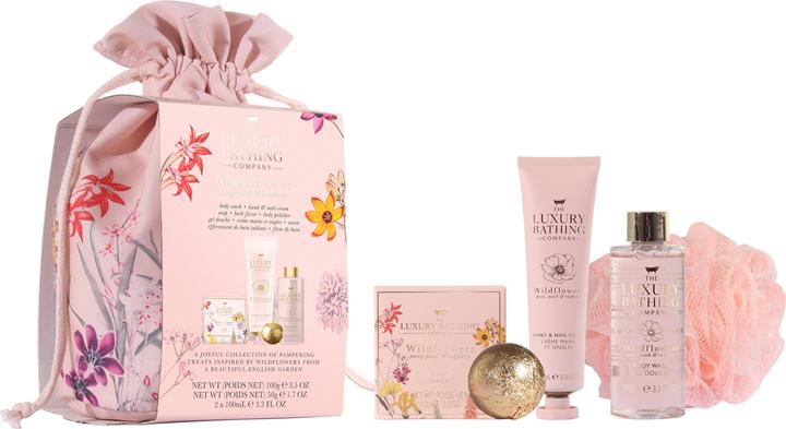 Actual product image Grace Cole Body Care Gift Set In A Bag Peony Peach Raspberry 5 Pieces (Body care set)