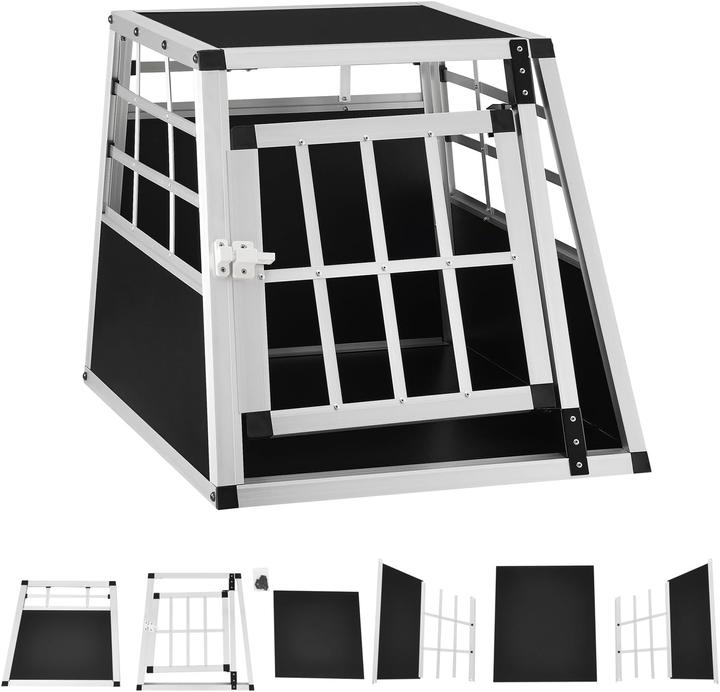 Produktbild Juskys Hundetransportbox (Hund, Sicherheitsverschluss)