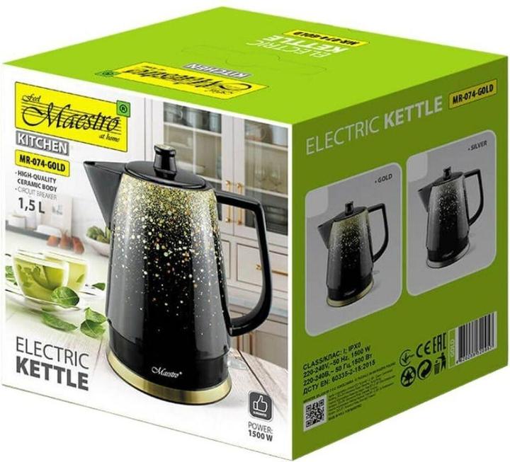 Produktbild Maestro Czajnik elektryczny ceramiczny MR-074-GOLD (1.50 l)