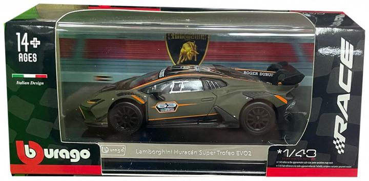 Produktbild Bburago 18-38305 Officia Lamborghini Huracan Super Trofeo EVO2 κλίμακα 1:43 Race Series Συλλεκτικό