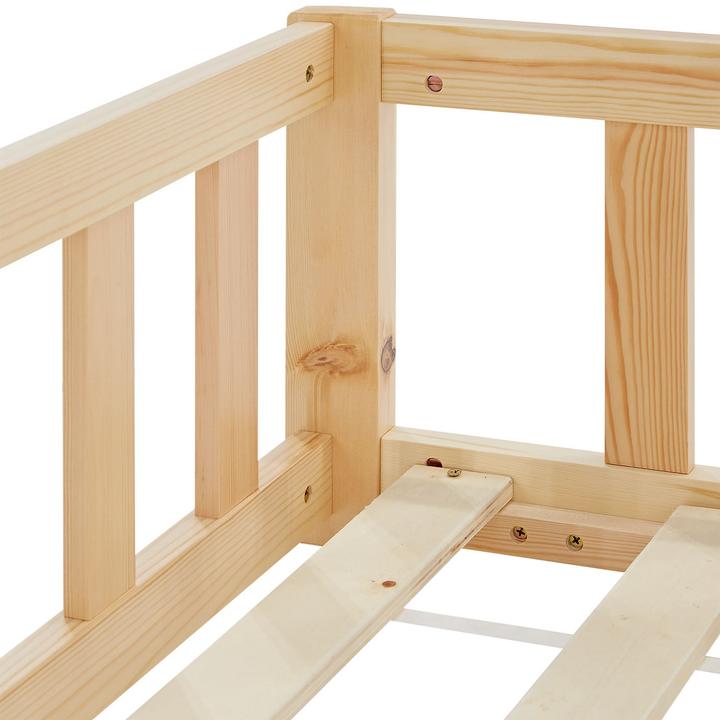 Produktbild Homestyle4u Kinderbett mit Lattenrost (120 x 200 cm)