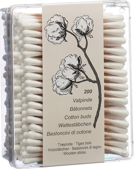 Dansu Wattestäbchen Holz
