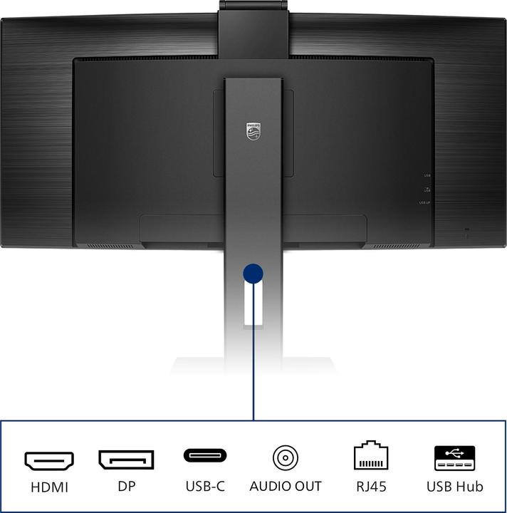 Produktbild Philips 346P1CRH/00 (3440 x 1440 Pixel, 34")
