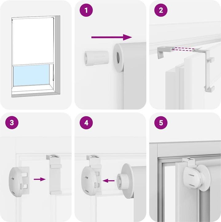 Actual product image vidaXL Duschrollo (130 x 240 cm)