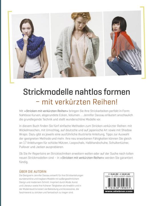 Produktbild Stricken mit verkürzten Reihen (Deutsch, Jennifer Dassau, 2018)