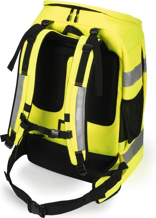 Actual product image Dicota Backpack Hi-Vis 65 litres – yellow (65 l)