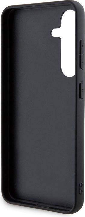 Actual product image DKNY DKHCSPCPTSSK S921 czarny/black hardcase Leather Checkered Mono Pattern & Printed Stripes (Samsung Galaxy S24)