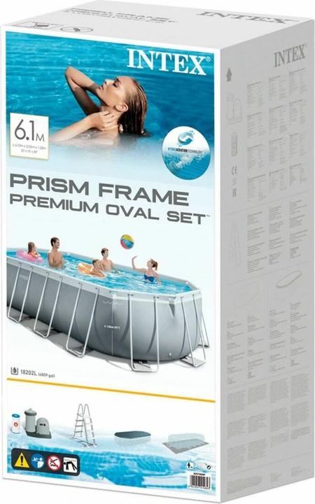 Produktbild Intex Prismenrahmen Oval Pool Set (610 x 122 x 305 cm)