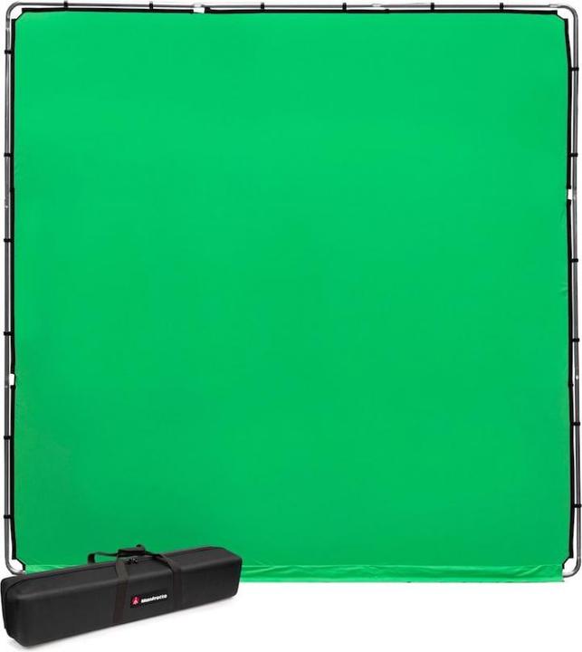 Image du produit Manfrotto LR83350 StudioLink Chroma Key Green Screen Kit 3x3m (300 cm, 300 cm)