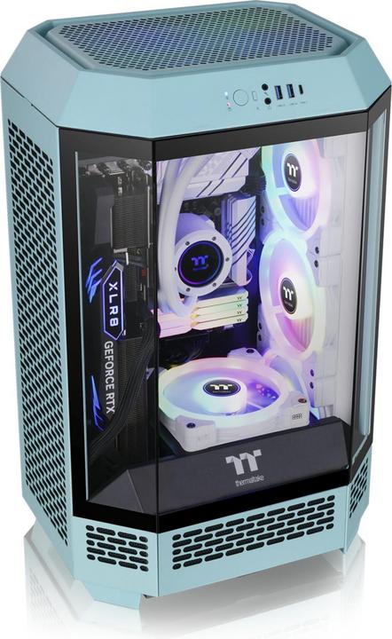 Produktbild Thermaltake The Tower 300 Turquoise (mATX, Mini-ATX)