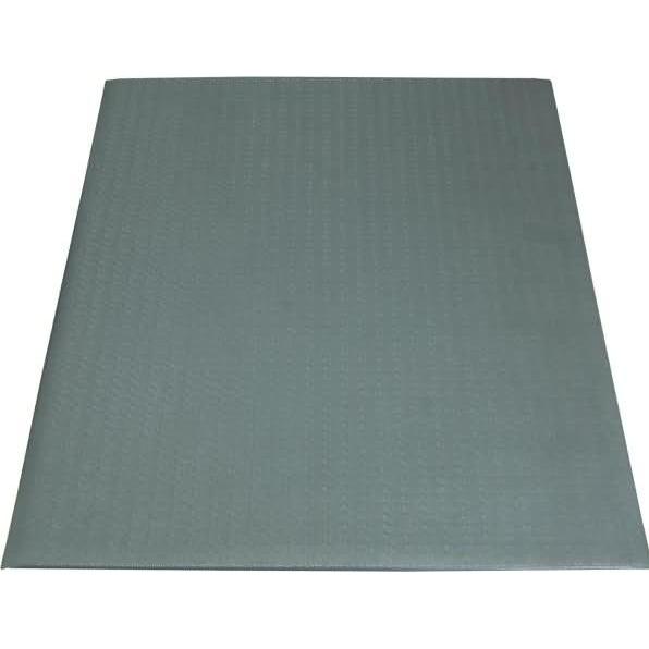 Miltex, Fussmatte, Arbeitsplatzmatte Yoga Super grau 91 x 150 cm sehr gute antistatische Eigenschaften (90 x 150 cm)