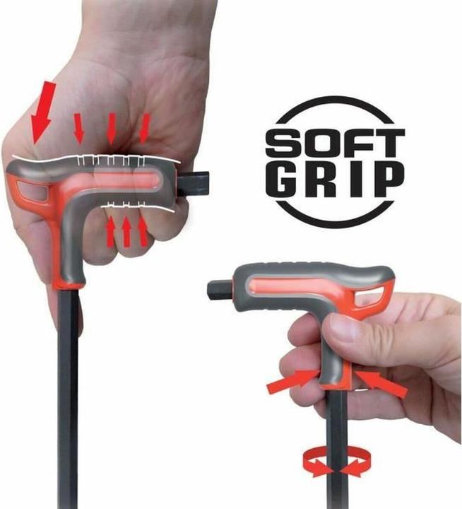 Actual product image Facom Hexagon socket screwdriver set with T-handle