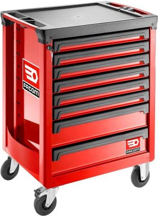 Actual product image Facom Tool trolley ROLL M3 8 drawer Red (Ral 3020)