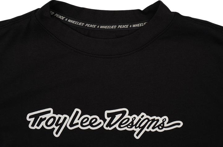 Produktbild Troy Lee Designs Skyline Ride SS Tee, Signature, black, youth XL (XL)
