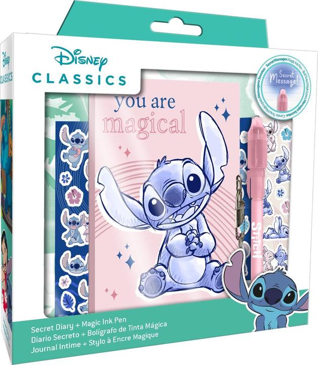 Kids Licensing Stitch Tagebuchset (23 x 22 cm, Inglese)