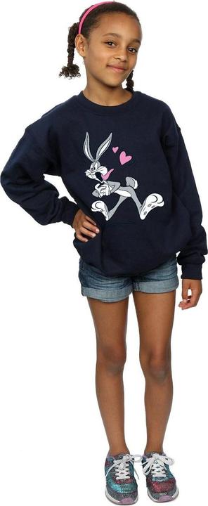 Produktbild Looney Tunes Bugs Bunny In Love Sweatshirt Mädchen (128)