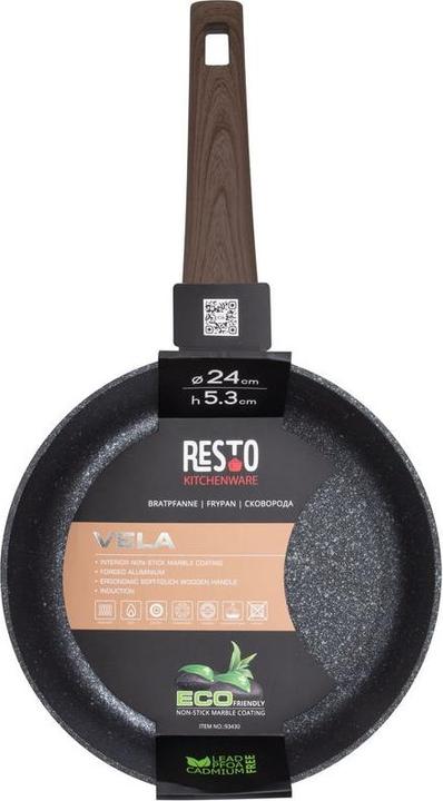 Produktbild Resto Bratpfanne D24 H5,3 cm (24 cm, Bratpfanne, Aluminium)